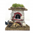 FORNO FUNZIONANTE PER PRESEPE CM 15 X 15 X 15H