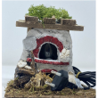 FORNO FUNZIONANTE PER PRESEPE CM 15 X 15 X 15H