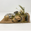 ACCESSORIO PER PRESEPE - AMBIENTAZIONE CON PECORE CM 17 X 17