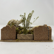 ACCESSORIO PER PRESEPE - AMBIENTAZIONE CON PECORE CM 17 X 17