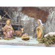 CAPANNA CON SACRA FAMIGLIA CM 51 X 20 X 32 H