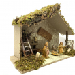 CAPANNA CON SACRA FAMIGLIA CM 51 X 20 X 32 H