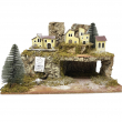 PAESAGGIO VUOTO CON LUCI E FUOCO CM 58 X 34 X 37 H