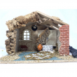 CAPANNA VUOTA CON LUCE E FONTANA CM 31 X 25 X25 H