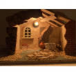 CAPANNA VUOTA CON LUCE E FONTANA CM 31 X 25 X25 H