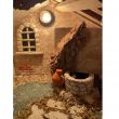 CAPANNA VUOTA CON LUCE E FONTANA CM 31 X 25 X25 H