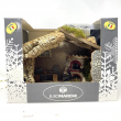 CAPANNA VUOTA CON LUCE E FUOCO CM 31 X 25 X 25 H
