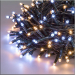 CATENA METRI 25,7 CON 360 MINILED TLG PER ESTERNO CON TIMER, GIOCHI DI LUCE E FUNZIONE MEMORY CONTROLLER. CAVO TRASPARENTE