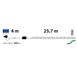 CATENA METRI 25,7 CON 360 MINILED TLG PER ESTERNO CON TIMER, GIOCHI DI LUCE E FUNZIONE MEMORY CONTROLLER. CAVO TRASPARENTE
