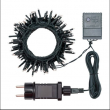 CATENA METRI 25,7 CON 360 MINILED TLG PER ESTERNO CON TIMER, GIOCHI DI LUCE E FUNZIONE MEMORY CONTROLLER. CAVO TRASPARENTE