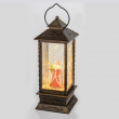 LANTERNA RETTANGOLARE ILLUMINATA CM 27,5 H