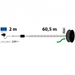 CATENA 60,5 METRI CON 1500 LED TLE, BOBINA, TIMER, ESTERNO/INTERNO, GIOCHI DI LUCE