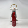 PUPAZZO DI NEVE CON CUFFIE CM 26 H