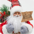 BABBO NATALE CON CARTELLO DIVERSE MISURE