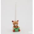 PORTACANDELA ORSO CON DONO CM 13H