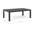 TAVOLINO KLEDI CM 120 X 70 DUE COLORI