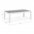 TAVOLINO KLEDI CM 120 X 70 DUE COLORI
