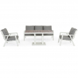 TAVOLO TRUMAN CM 140 X 85 X 49 / 72 ALTEZZA LUNAR