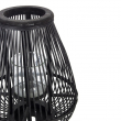 LANTERNA TREPPIEDE BAMBOO NERO CM 78H