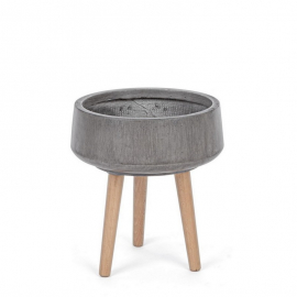 VASO MODERN TREPPIEDE CIOTOLA TORTORA