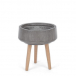 VASO MODERN TREPPIEDE CIOTOLA GRIGIO