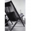 POLTRONA LOUNGE ALOHA NEW NERA CON CUSCINI