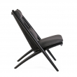 POLTRONA LOUNGE ALOHA NEW NERA CON CUSCINI