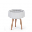 VASO MODERN TREPPIEDE CIOTOLA BIANCO