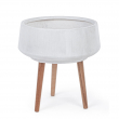 VASO MODERN TREPPIEDE CIOTOLA BIANCO