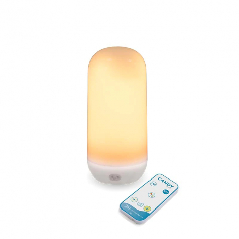 LAMPADA/CANDELA LED RICARICABILE EFFETTO FIAMMA