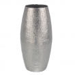 VASO GRACEFUL BOMBATO ARGENTO CM 25H