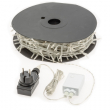 CATENA METRI 53 CON 750 MINILED XTLG PER ESTERNO CON TIMER, GIOCHI DI LUCE E FUNZIONE MEMORY CONTROLLER. CAVO TRASPARENTE