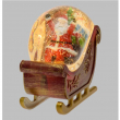 SLITTA BABBO NATALE CON GLITTER CM 18 X 10 x 17,5H