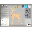 RENNA 2D CM 100 H DA ESTERNO INTERNO, GIOCHI DI LUCE, TIMER DECORAZIONE LUMINOSA