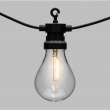 FILA 10 LAMPADINE CON LED PROFESSIONAL PARTY LIGHTS PROLUNGABILI BIANCO CALDO