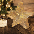 STELLA LUMINOSA 5 PUNTE CON 24 LED DIAMETRO CM 30 A BATTERIA
