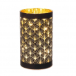DECORAZIONE SHINING CILINDRO CON LED IN VETRO DIVERSI COLORI