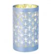 DECORAZIONE SHINING CILINDRO CON LED IN VETRO DIVERSI COLORI
