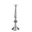 CANDELABRO DARIKA 1 FUOCO ARGENTO - DUE MISURE