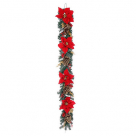BOA FUORIPORTA JOSIE POINSETTIA CM 180H ROSSO