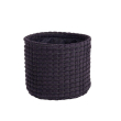 CESTA PORTAOGGETTI NICKY TONDO ALTO NERO DIVERSE MISURE