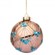 SFERA DI VETRO ORO ROSA LUX DIVERSE MISURE