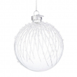 SFERA VETRO GEM LINEE TRASPARENTE DIVERSE MISURE