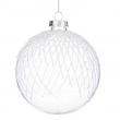 SFERA VETRO GEM LINEE TRASPARENTE DIVERSE MISURE
