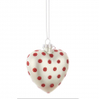 PENDAGLIO VETRO STYLE CON CUORE DUE VERSIONI
