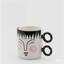 TAZZA CON DUE ANELLI CM 11H