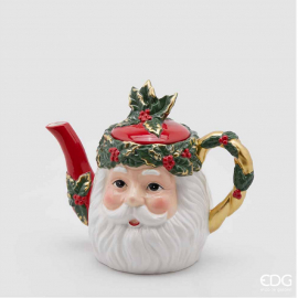 TEIERA BABBO DI NATALE CM 19H IN CERAMICA
