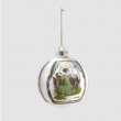SFERA VETRO SEGNI DELLO ZODIACO CM 10 DIAMETRO