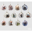 SFERA VETRO SEGNI DELLO ZODIACO CM 10 DIAMETRO