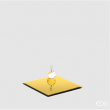 PORTACANDELA SPECCHIO ORO QUADRATO DIVERSE MISURE
